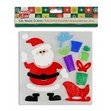 Χριστουγεννιάτικο Ζελέ Τζαμιού Άγιος Βασίλης (19cm)